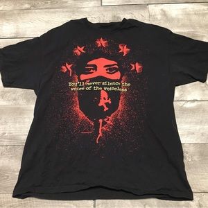 Hanes Heavyweight Rage Against The Machine Band T-Shirt Tee Retro Size Large